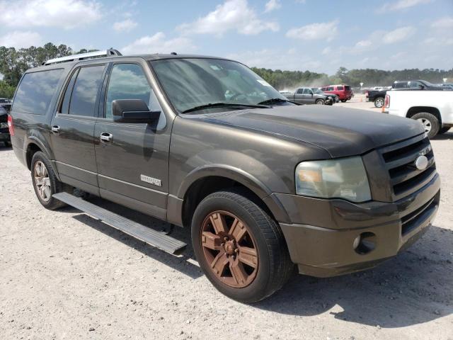 1FMFK19538LA67870 - 2008 FORD EXPEDITION EL LIMITED GRAY photo 4