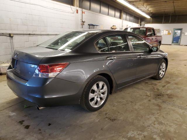 1HGCP36728A022832 - 2008 HONDA ACCORD EX GRAY photo 3