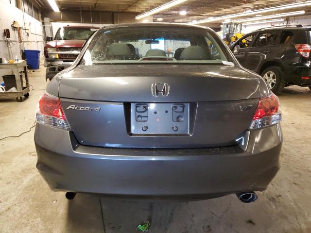 1HGCP36728A022832 - 2008 HONDA ACCORD EX GRAY photo 6