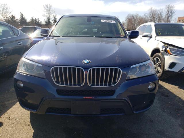 5UXWX5C54BL700906 - 2011 BMW X3 XDRIVE28I BLUE photo 5