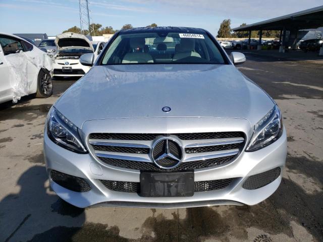 55SWF4JB3FU085280 - 2015 MERCEDES-BENZ C 300 SILVER photo 5