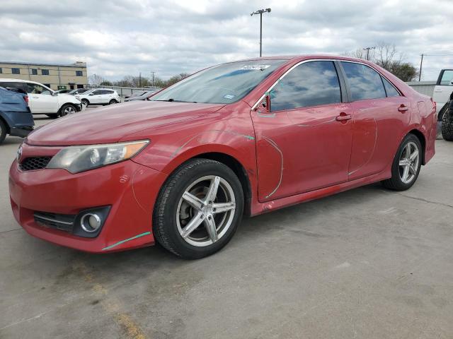 4T1BF1FK7DU678101 - 2013 TOYOTA CAMRY L RED photo 1