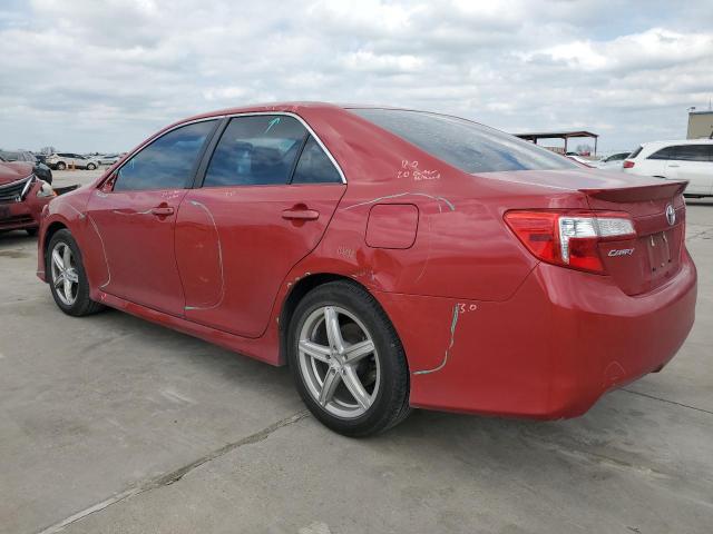 4T1BF1FK7DU678101 - 2013 TOYOTA CAMRY L RED photo 2