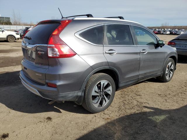 5J6RM4H9XFL803468 - 2015 HONDA CR-V TOURING GRAY photo 3