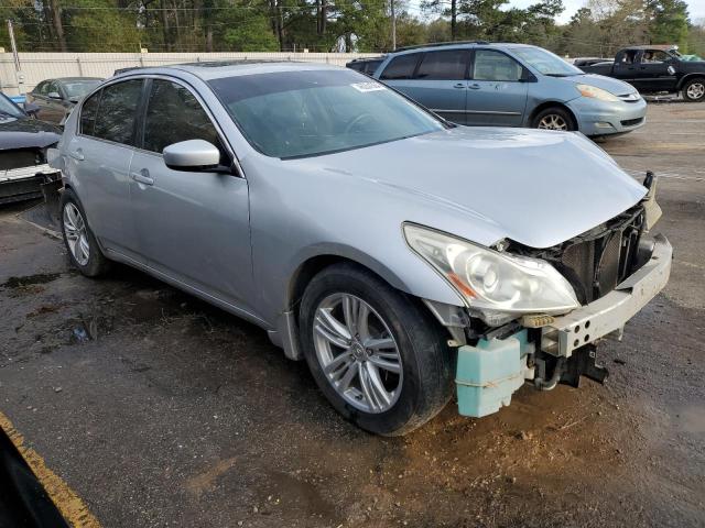 JN1CV6AR6DM355724 - 2013 INFINITI G37 SILVER photo 4