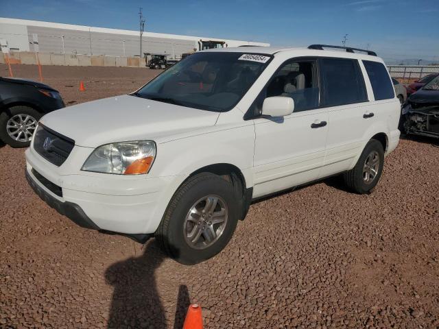 2HKYF18614H563938 - 2004 HONDA PILOT EXL WHITE photo 1