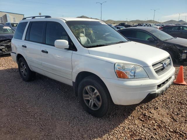 2HKYF18614H563938 - 2004 HONDA PILOT EXL WHITE photo 4