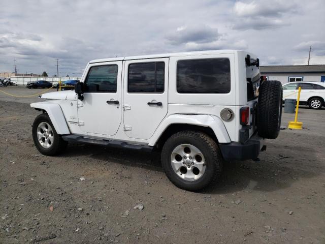 1C4BJWEG1DL598859 - 2013 JEEP WRANGLER U SAHARA WHITE photo 2