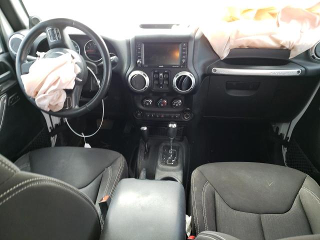 1C4BJWEG1DL598859 - 2013 JEEP WRANGLER U SAHARA WHITE photo 8