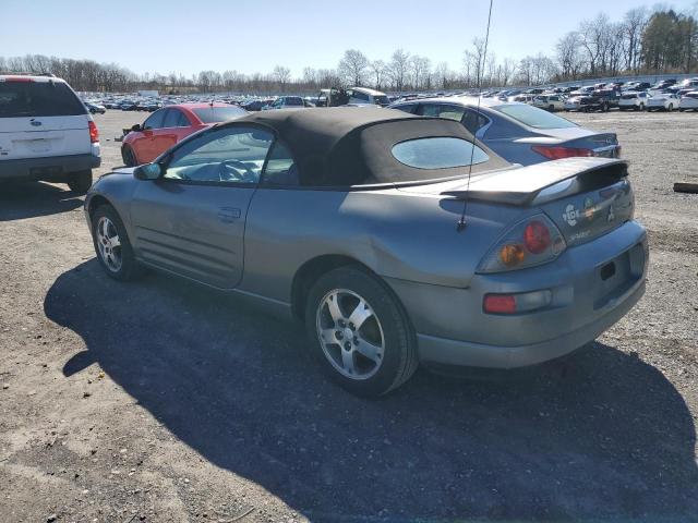 4A3AE45G53E044289 - 2003 MITSUBISHI ECLIPSE SPYDER GS BLUE photo 2