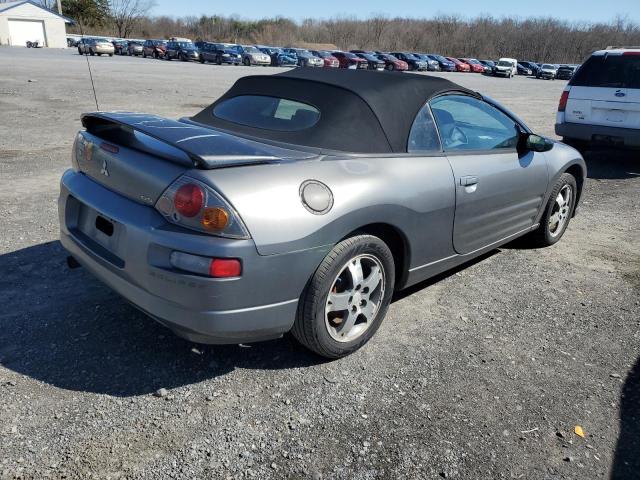 4A3AE45G53E044289 - 2003 MITSUBISHI ECLIPSE SPYDER GS BLUE photo 3