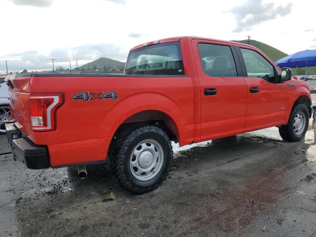 1FTEW1EP7GKD58629 - 2016 FORD F150 SUPERCREW RED photo 3