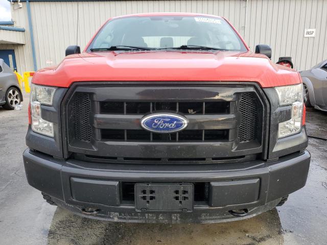 1FTEW1EP7GKD58629 - 2016 FORD F150 SUPERCREW RED photo 5