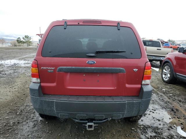 1FMYU93175KD11769 - 2005 FORD ESCAPE XLT RED photo 6