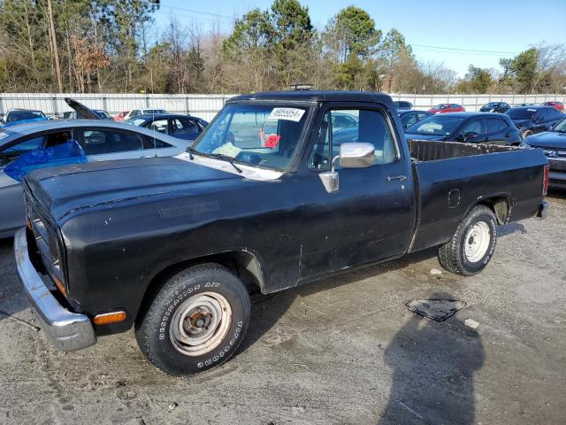 1B7GE16Y4LS701412 - 1990 DODGE D-SERIES D150 BLACK photo 1