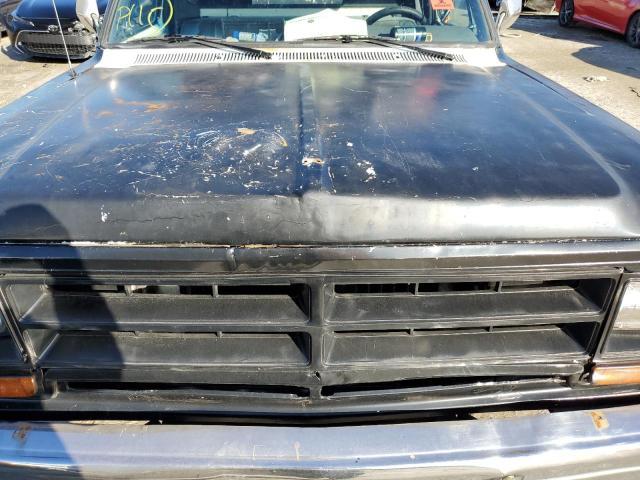 1B7GE16Y4LS701412 - 1990 DODGE D-SERIES D150 BLACK photo 11