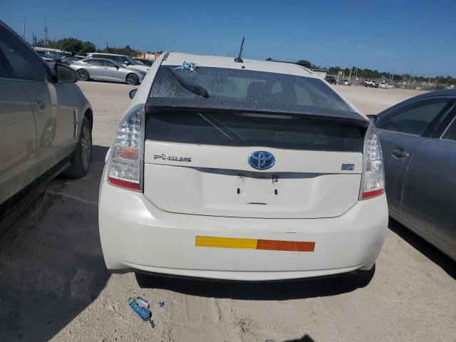 JTDKN3DU6A0098932 - 2010 TOYOTA PRIUS WHITE photo 6