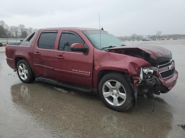 3GNEC12JX8G264981 - 2008 CHEVROLET AVALANCHE C1500 RED photo 4