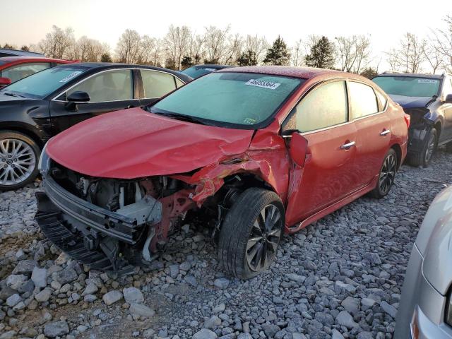 3N1AB7AP1KY309510 - 2019 NISSAN SENTRA S RED photo 1