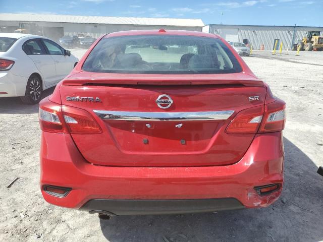 3N1AB7AP1KY309510 - 2019 NISSAN SENTRA S RED photo 6