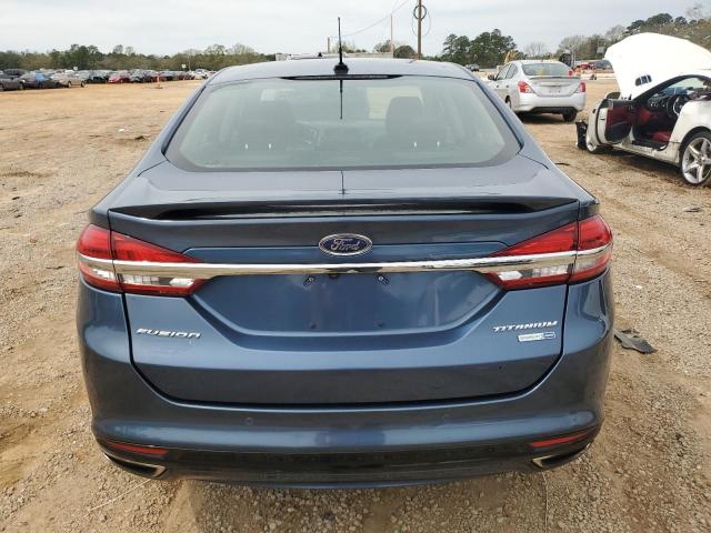 3FA6P0D97JR155666 - 2018 FORD FUSION TITANIUM/PLATINUM BLUE photo 6