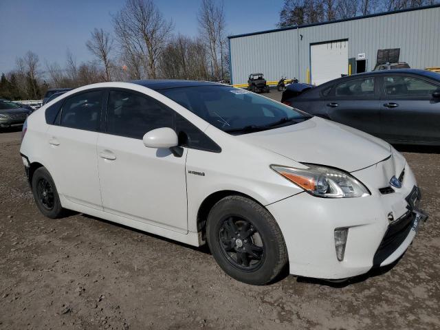 JTDKN3DU8D5648784 - 2013 TOYOTA PRIUS WHITE photo 4