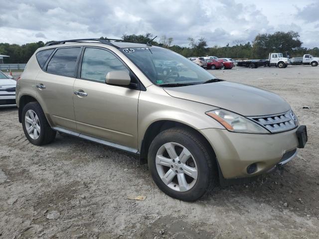 JN8AZ08W26W541340 - 2006 NISSAN MURANO SL GOLD photo 4