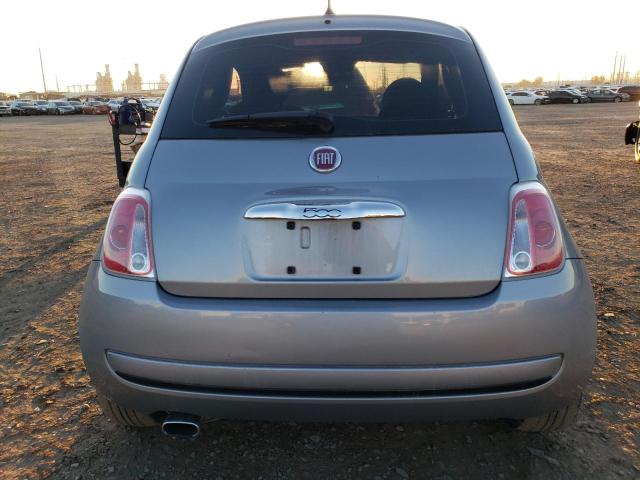 3C3CFFAR9FT603492 - 2015 FIAT 500 POP SILVER photo 6