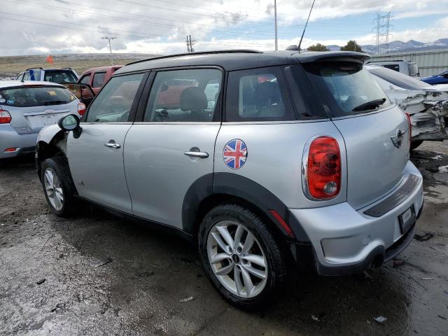 WMWZC5C59CWL58084 - 2012 MINI COOPER S COUNTRYMAN SILVER photo 2