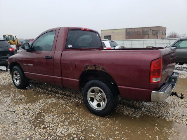 1D7HA16K23J661127 - 2003 DODGE RAM 1500 ST MAROON photo 2