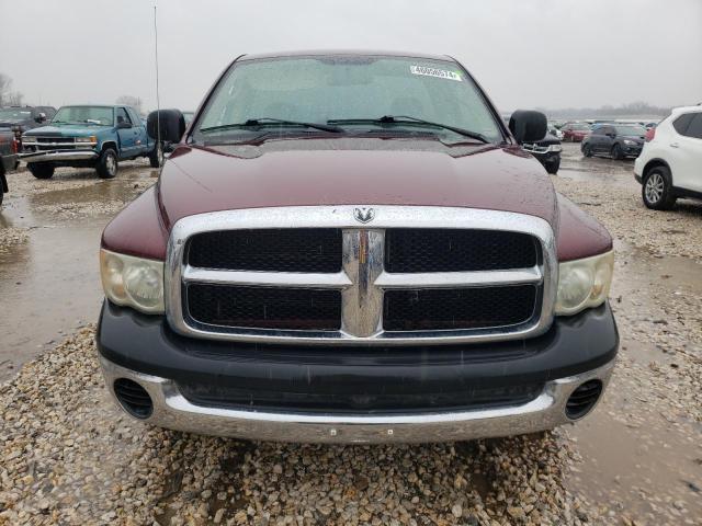 1D7HA16K23J661127 - 2003 DODGE RAM 1500 ST MAROON photo 5