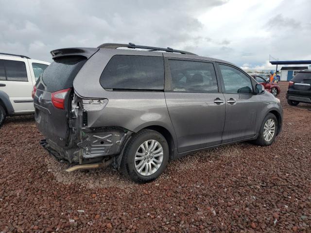 5TDYK3DC4FS550004 - 2015 TOYOTA SIENNA XLE CHARCOAL photo 3