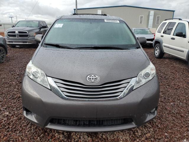 5TDYK3DC4FS550004 - 2015 TOYOTA SIENNA XLE CHARCOAL photo 5