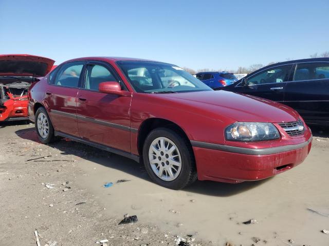 2G1WF52E959157790 - 2005 CHEVROLET IMPALA BURGUNDY photo 4