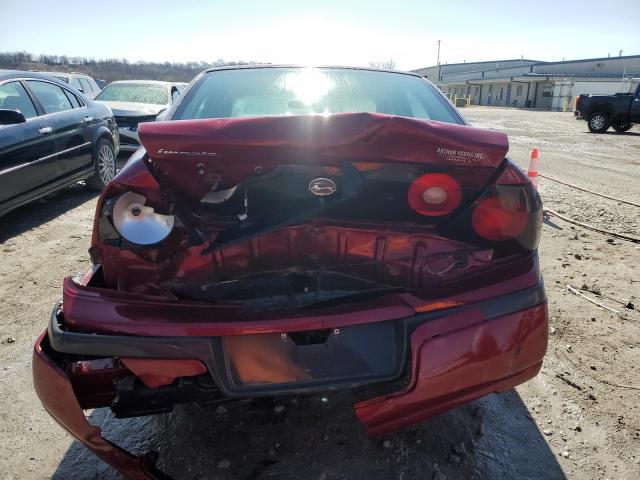 2G1WF52E959157790 - 2005 CHEVROLET IMPALA BURGUNDY photo 6