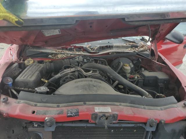 1B7GL23X1VS132240 - 1997 DODGE DAKOTA RED photo 11