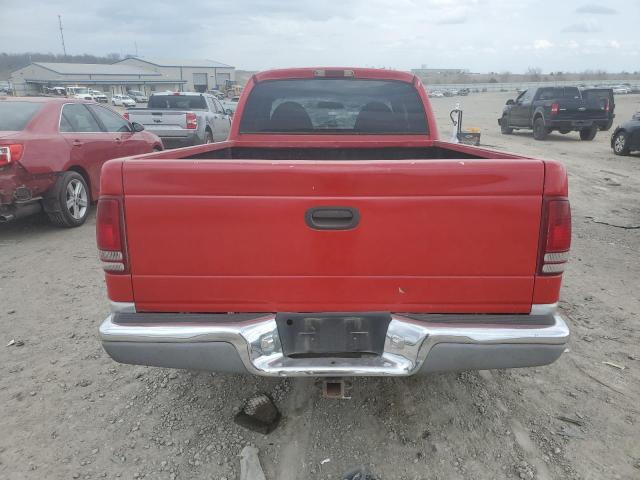 1B7GL23X1VS132240 - 1997 DODGE DAKOTA RED photo 6