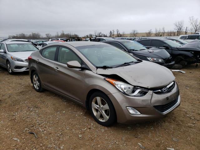 5NPDH4AE4DH422177 - 2013 HYUNDAI ELANTRA GLS GOLD photo 4