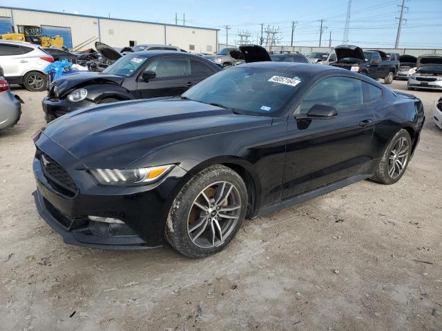 1FA6P8TH9H5247916 - 2017 FORD MUSTANG BLACK photo 1