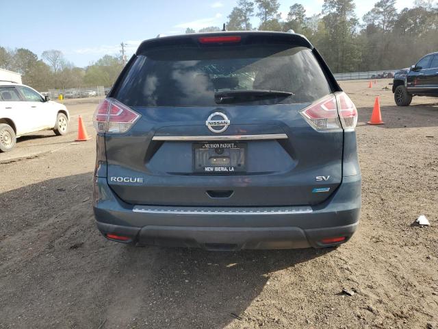 5N1AT2MT8EC841125 - 2014 NISSAN ROGUE S BLUE photo 6