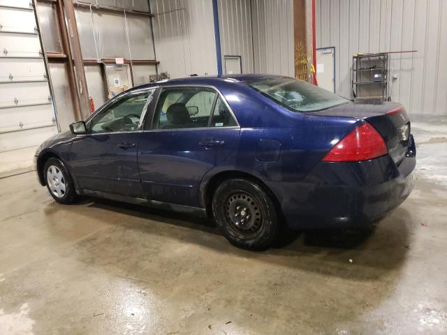 1HGCM56437A058859 - 2007 HONDA ACCORD LX BLUE photo 2