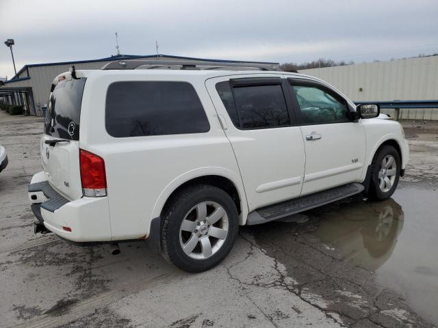 5N1AA08C28N623002 - 2008 NISSAN ARMADA SE WHITE photo 3