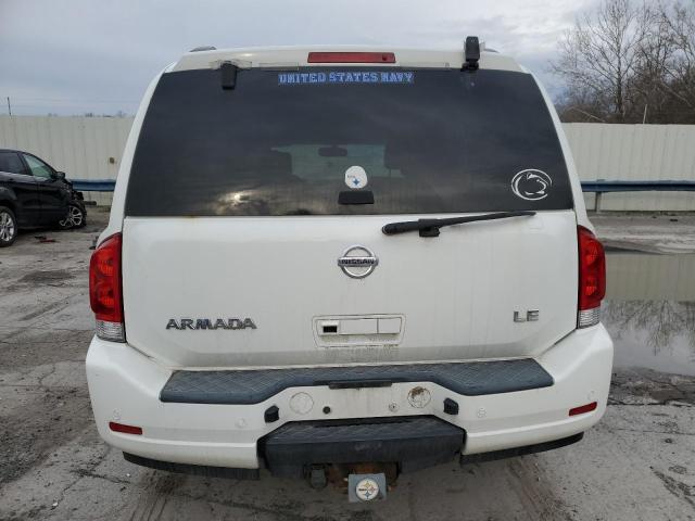 5N1AA08C28N623002 - 2008 NISSAN ARMADA SE WHITE photo 6