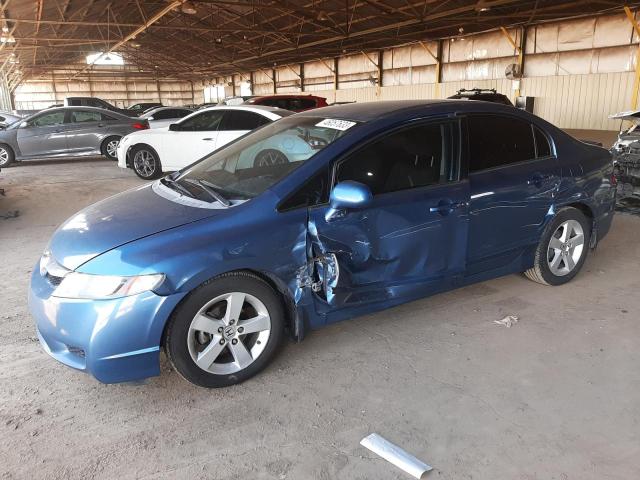 2HGFA16639H504545 - 2009 HONDA CIVIC LX-S Կապույտ լուսանկար 1