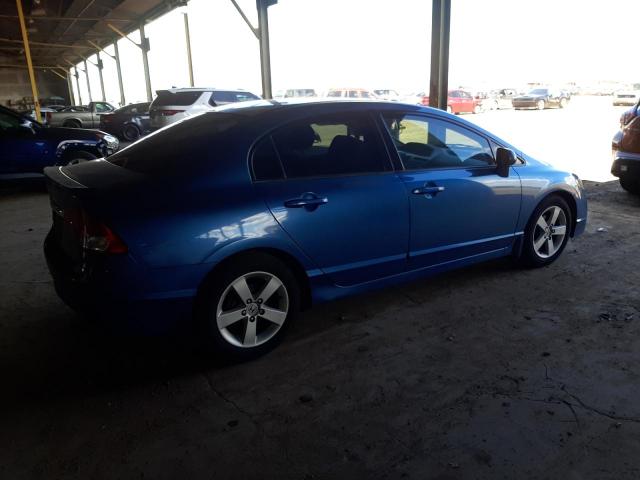 2HGFA16639H504545 - 2009 HONDA CIVIC LX-S Կապույտ լուսանկար 3