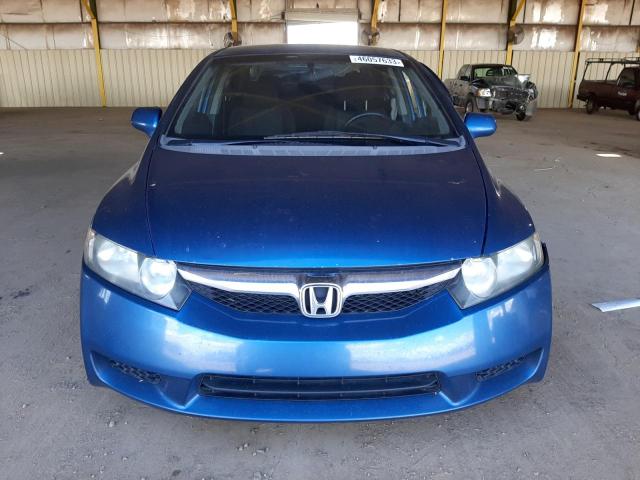 2HGFA16639H504545 - 2009 HONDA CIVIC LX-S Կապույտ լուսանկար 5