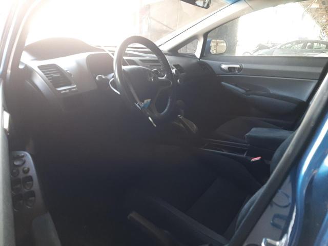 2HGFA16639H504545 - 2009 HONDA CIVIC LX-S Կապույտ լուսանկար 7