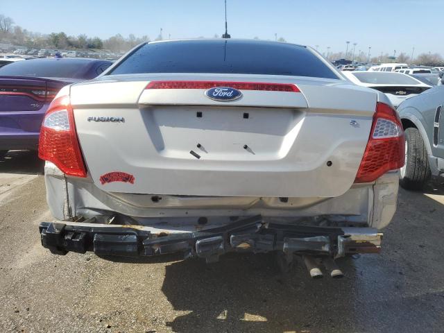 3FAHP0GA4AR394056 - 2010 FORD FUSION S SILVER photo 6