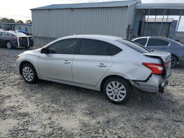 3N1AB7APXHY273339 - 2017 NISSAN SENTRA S SILVER photo 2