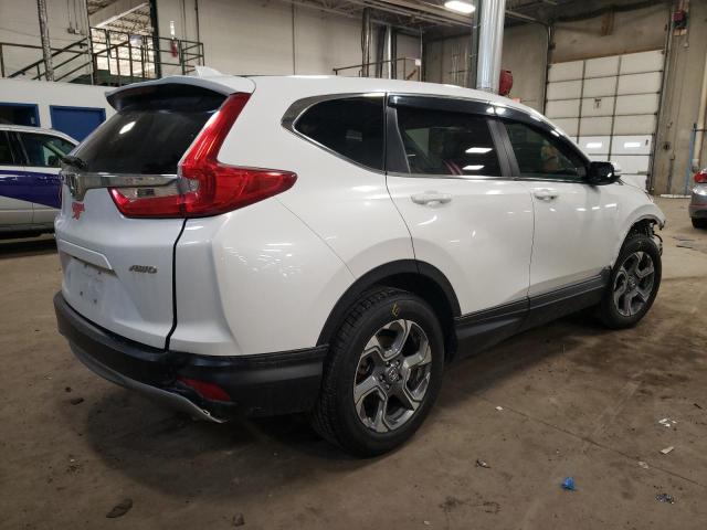 5J6RW2H85KA021767 - 2019 HONDA CR-V EXL WHITE photo 3